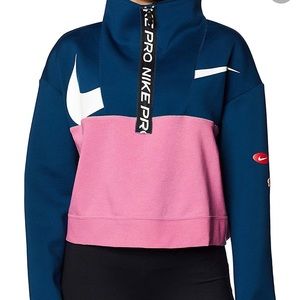 Nike pro get fit crop Pull over